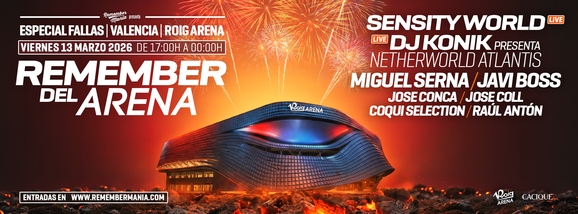 Remember del Arena - Pantallas grandes